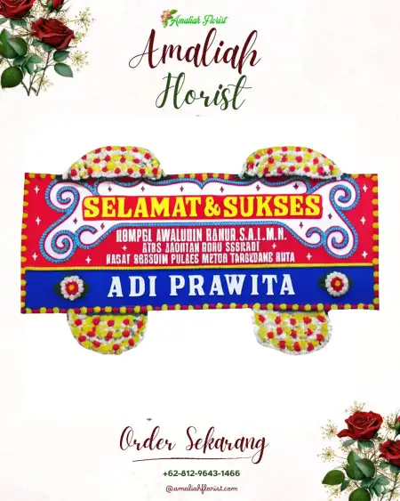 Papan Bunga Ucapan Selamat Slarang